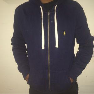 Men's polo hoodie